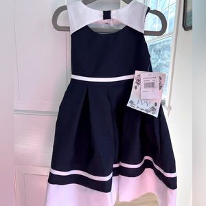 NWT ADORABLE Iris & Ivy toddler sailor dress.